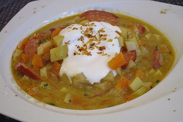 Indian Style Potato Soup