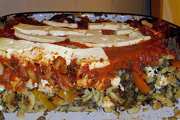 Italian Rice Noodle Casserole