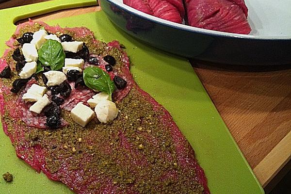 Italian-style Beef Roulades