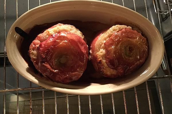 Juicy, Sweet Marzipan Baked Apple from Sarah