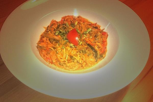 Julienne Vegetables