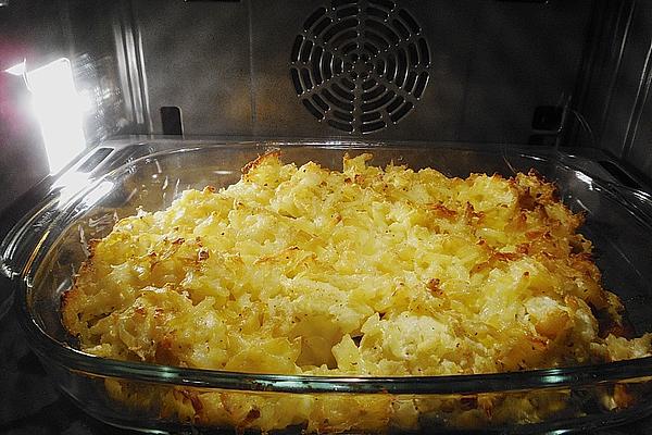 Kasseler Casserole with Cauliflower and Hash Browns