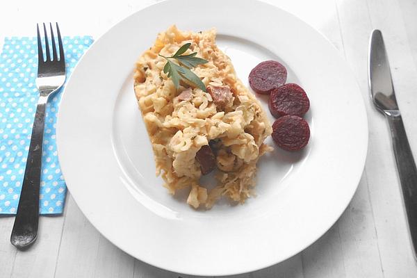 Kasseler Casserole with Sauerkraut