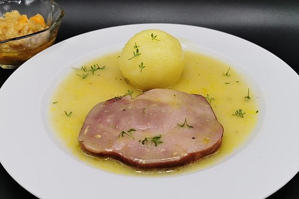 Kassler in Mustard Sauce