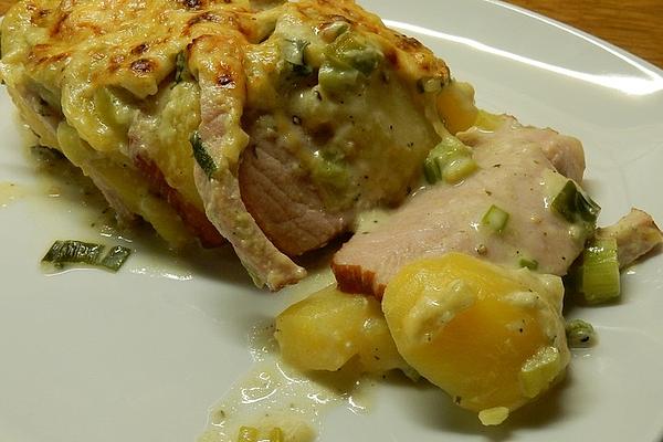Kassler – Potato – Gratin