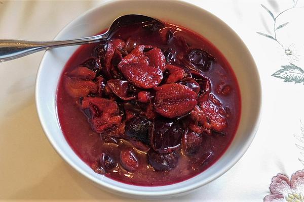 Katarina`s Plum Compote