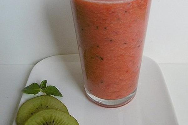 Kiwi-strawberry-honey Shake