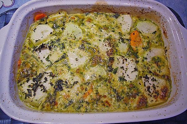 Kohlrabi and Carrot Casserole