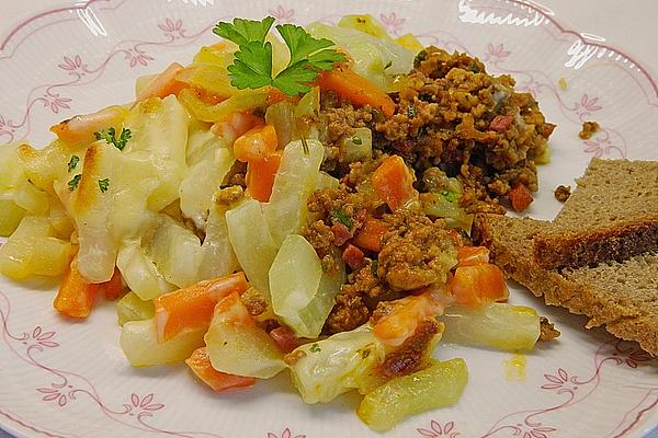 Kohlrabi and Carrots Casserole