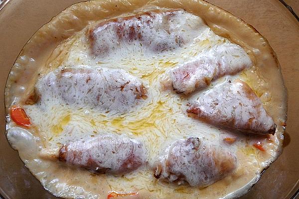 Kohlrabi – Carrot – Gratin with Chicken