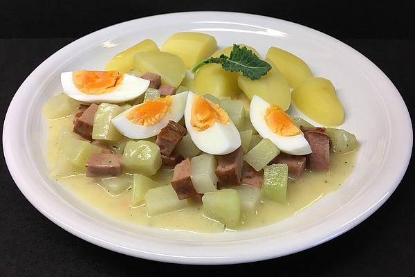 Kohlrabi – Eggs – Ragout