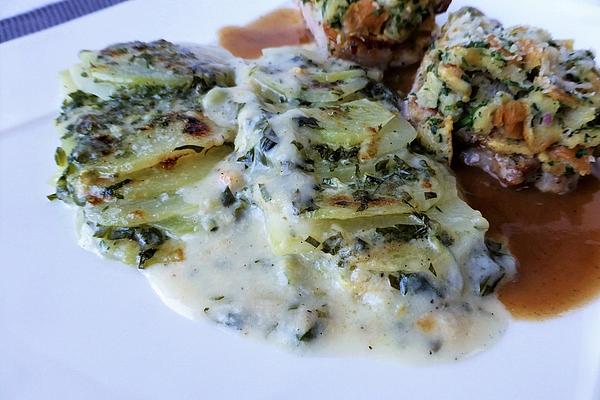 Kohlrabi Gratin with Parmesan and Lemon Sauce