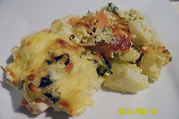 Kohlrabi – Ham – Casserole