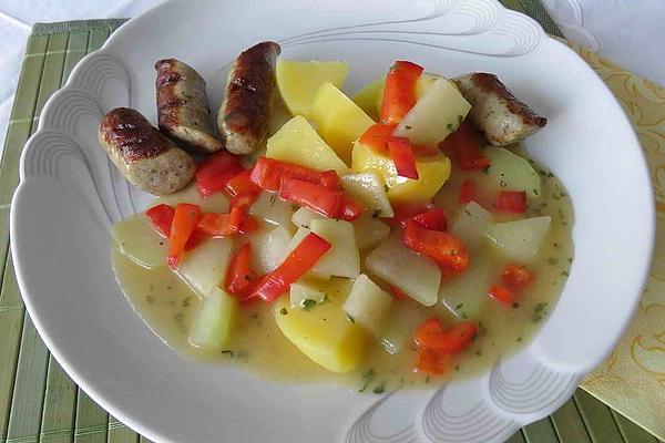 Kohlrabi Paprika Vegetables