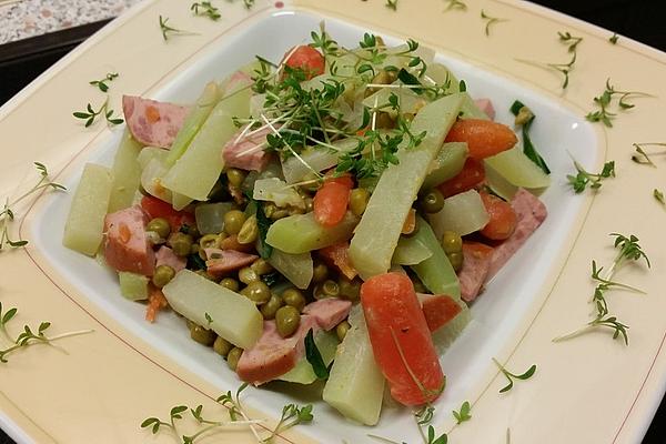 Kohlrabi Vegetables in Lemon Cream