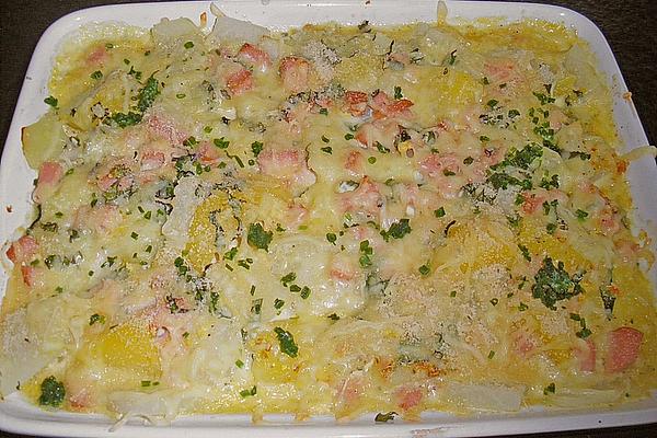 Kohlrabi with Ham