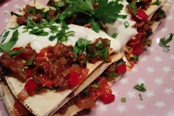 Lavash Bread with Fried Mince