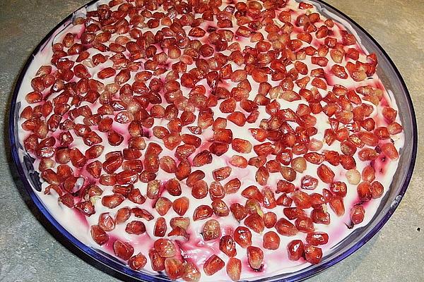 Layered Salad with Pomegranate Bonnet