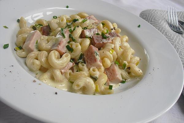Leberkäs Noodle Pan