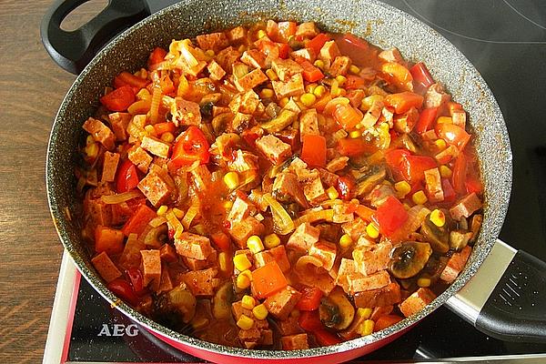 Leberkäse Ragout with Vegetables