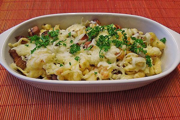 Leberkäse Spaetzle Casserole