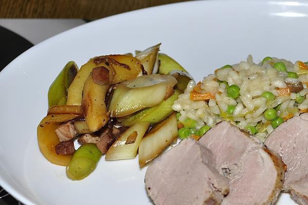 Leek and Apple Vegetables