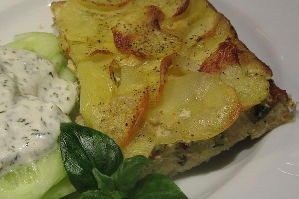 Leek and Potato Cake