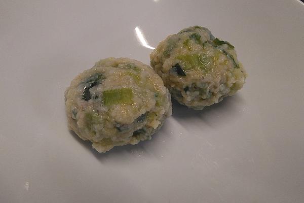 Leek and Potato Dumplings