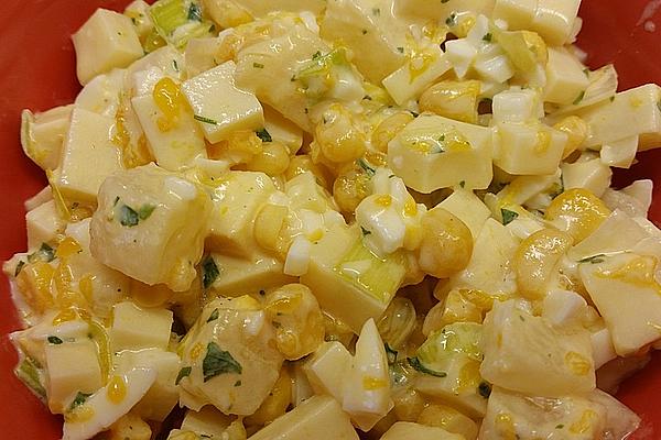 Leek – Apple – Cheese Salad