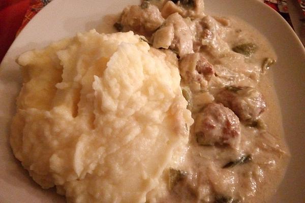 Leek Pot with Sausage Dumplings