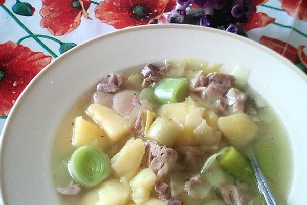 Leek Stew, Low in Fat