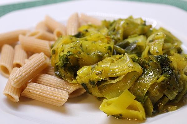 Leek Vegetables with Honey