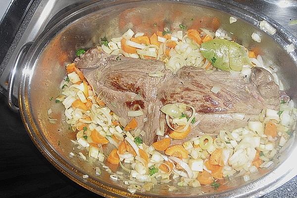 Leg Of Hare Braised in Red Wine