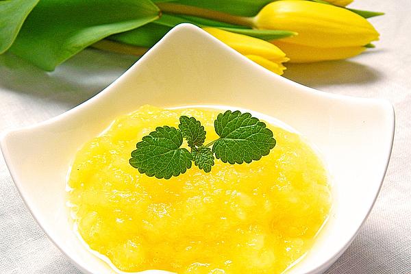 Lemon Applesauce from Microwave