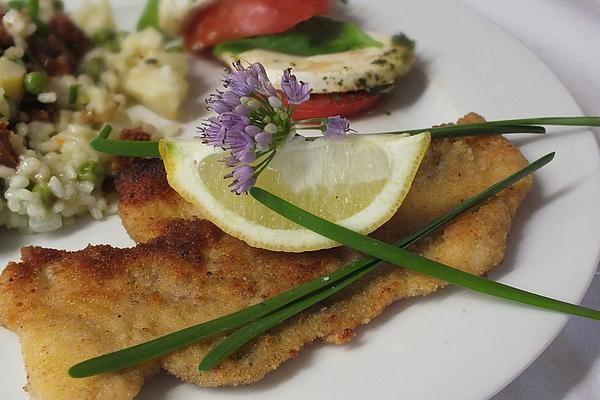 Lemon Schnitzel with Parmesan Breading