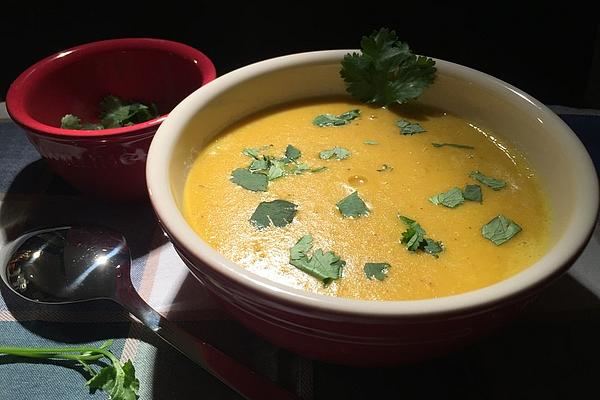 Lentil, Pepper and Carrot Soup