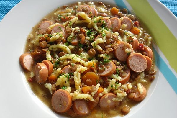 Lentil Soup from Pressure Cooker