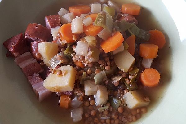 Lentil Soup Like Mother`s