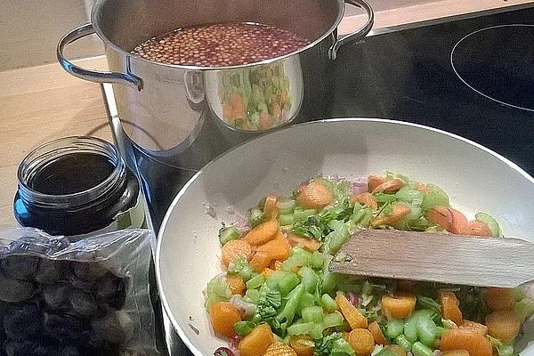 Lentil Soup with Chestnuts