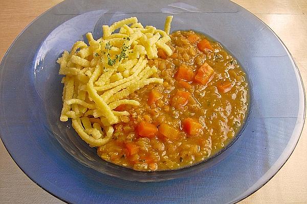 Lentil Vegetables Sweet – Sour