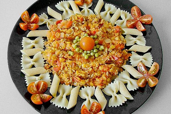 Lentils – Minced Meat Sauce