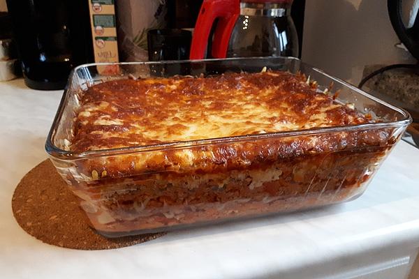 Light Lasagne Bolognese Style