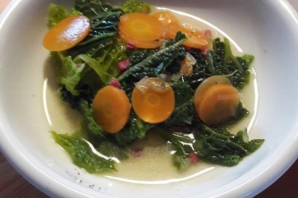 Light Savoy Cabbage Stew