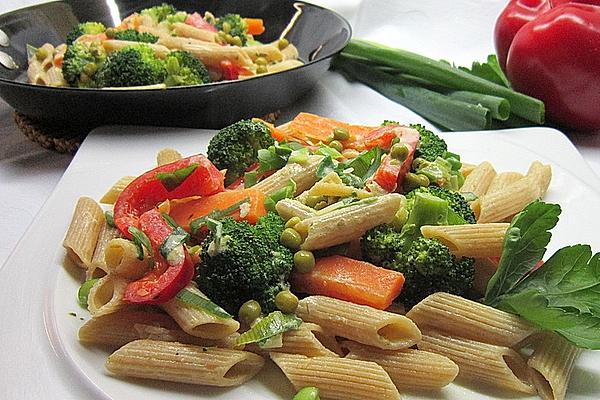 Light Vegetable Noodle Pan