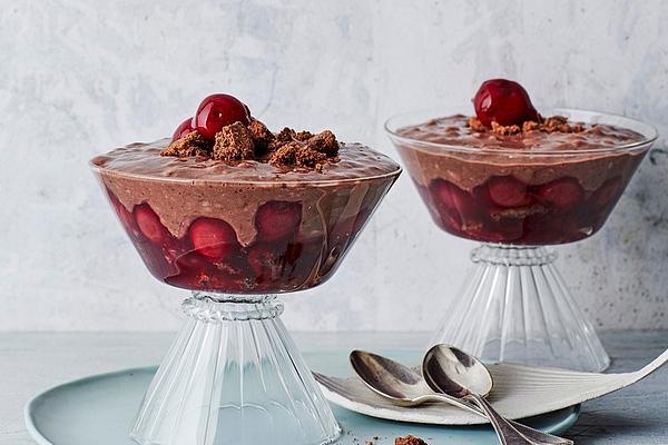 Lightning-fast Chocolate and Cherry Dessert