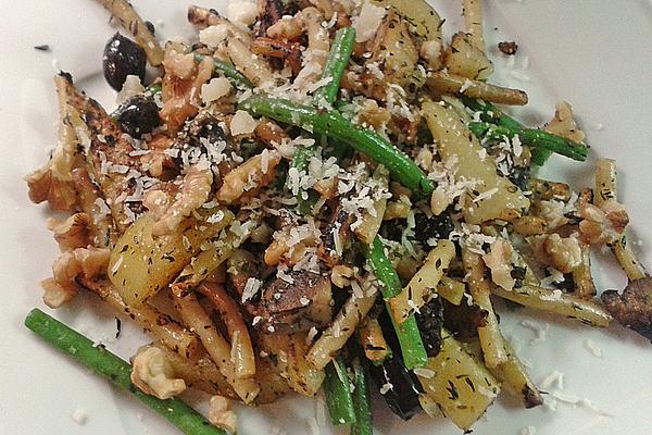 Ligurian Pasta and Potato Pan