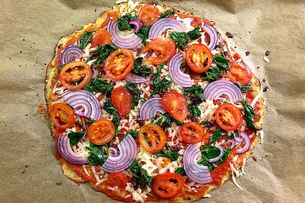Low Carb Cauliflower Pizza Base