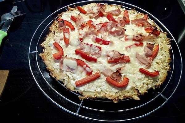 Low Carb Cauliflower Tarte Flambée