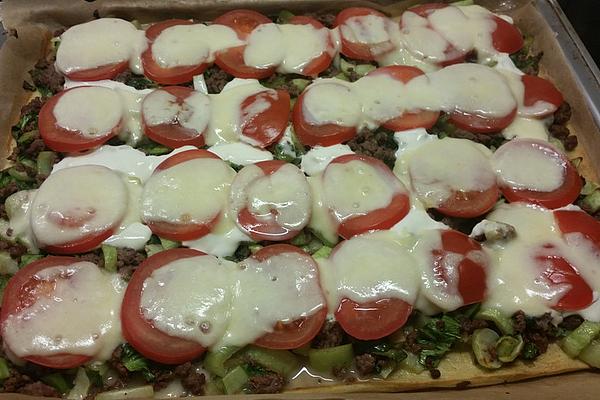 Low Carb Minced Meat Cuts with Pak Choi