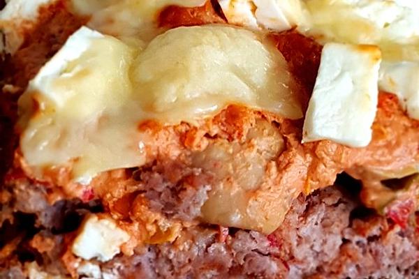 Low-carb Minced Meat Pizza
